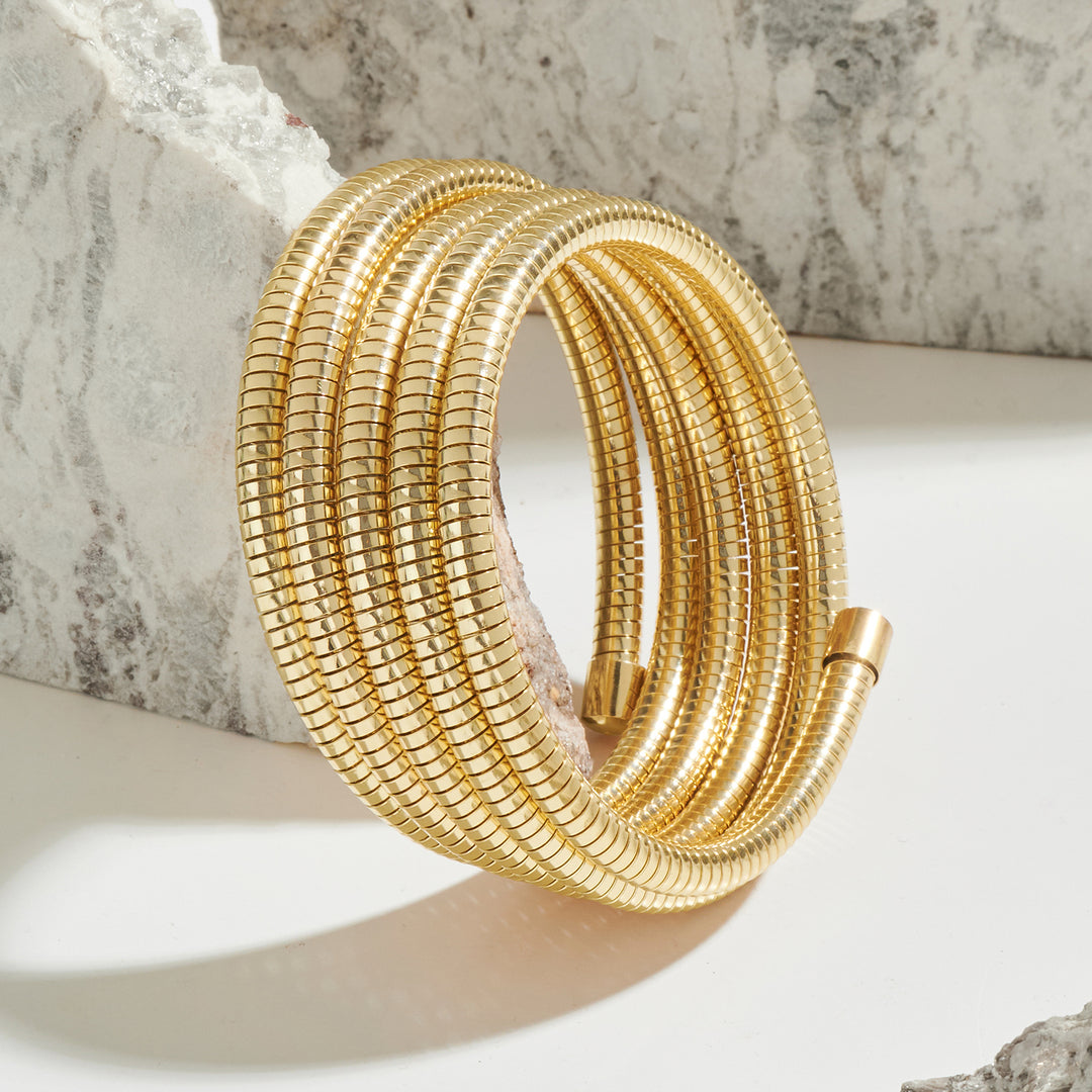 Clarissa Gold Chunky Bracelet