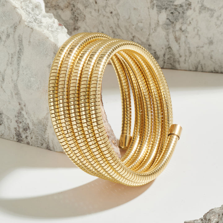 Clarissa Gold Chunky Bracelet