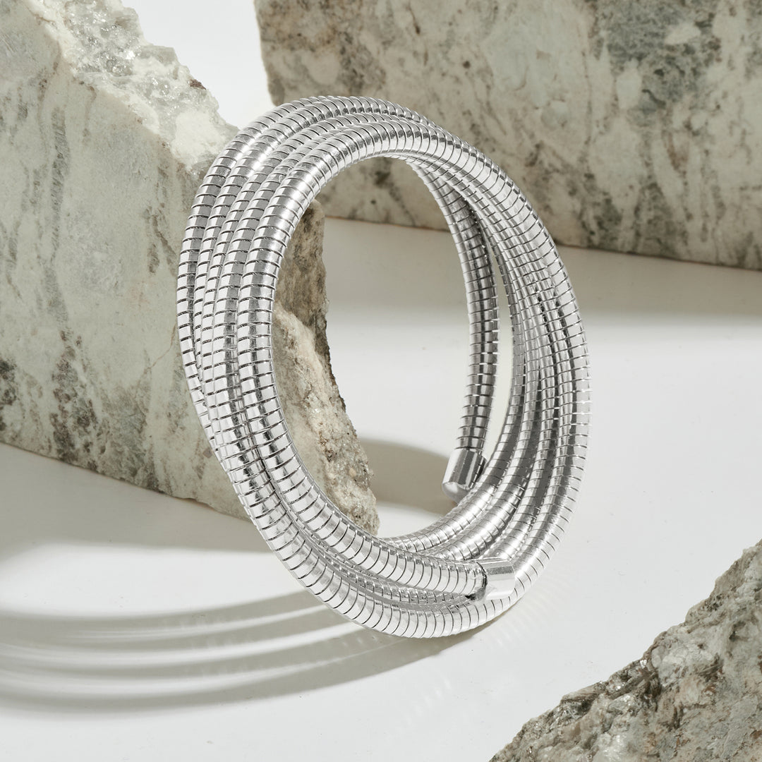 Clarissa Silver Chunky Bracelet