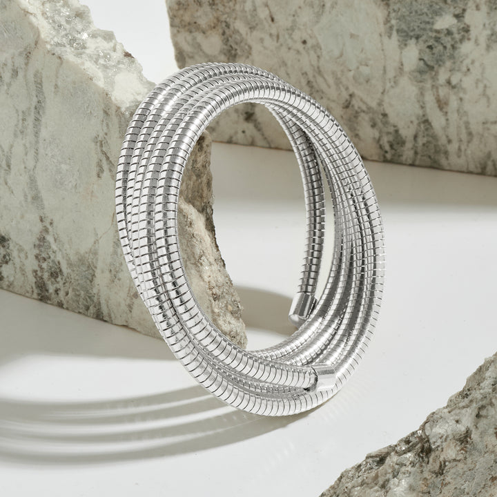 Clarissa Silver Chunky Bracelet