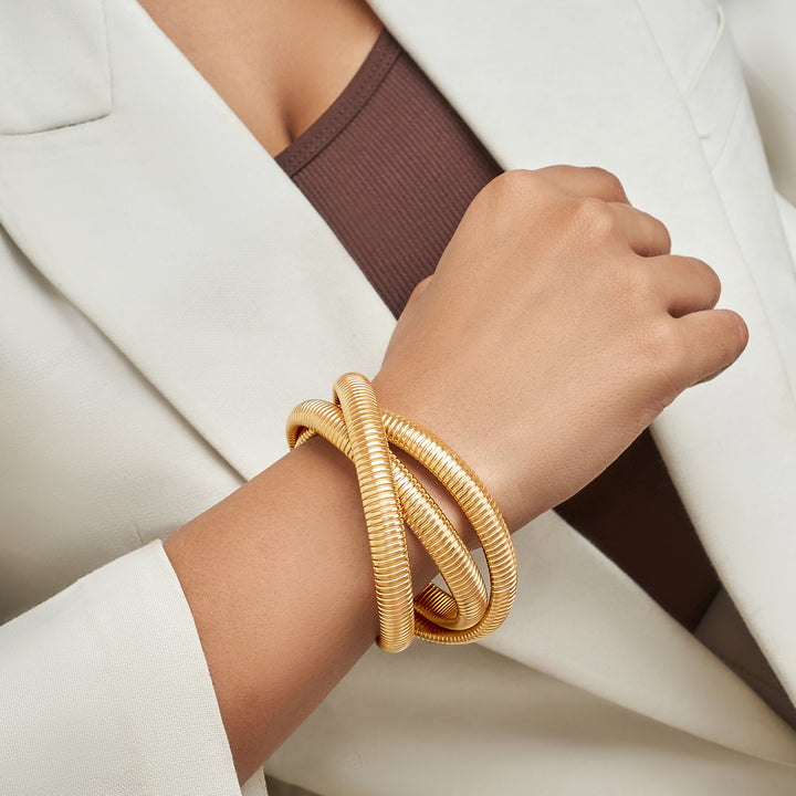 Kassandra Gold Chunky Bracelet