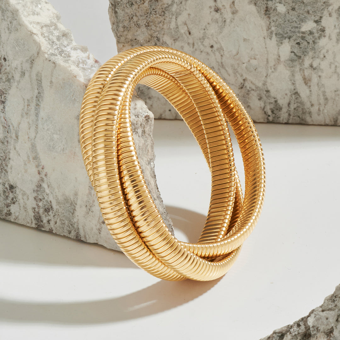 Kassandra Gold Chunky Bracelet