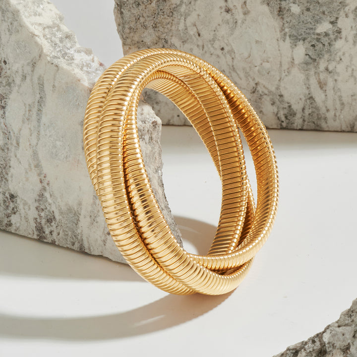 Kassandra Gold Chunky Bracelet
