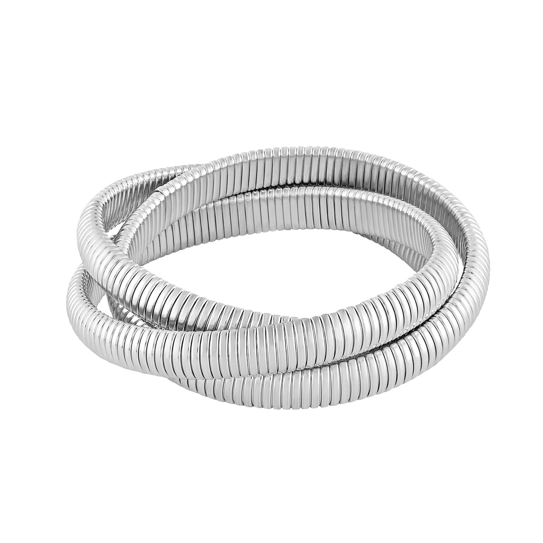Kassandra Silver Chunky Bracelet