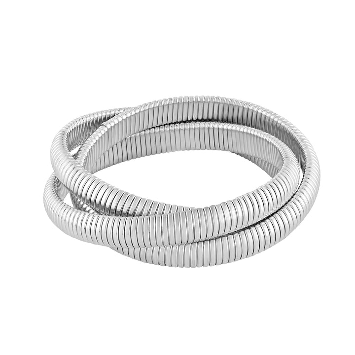 Kassandra Silver Chunky Bracelet