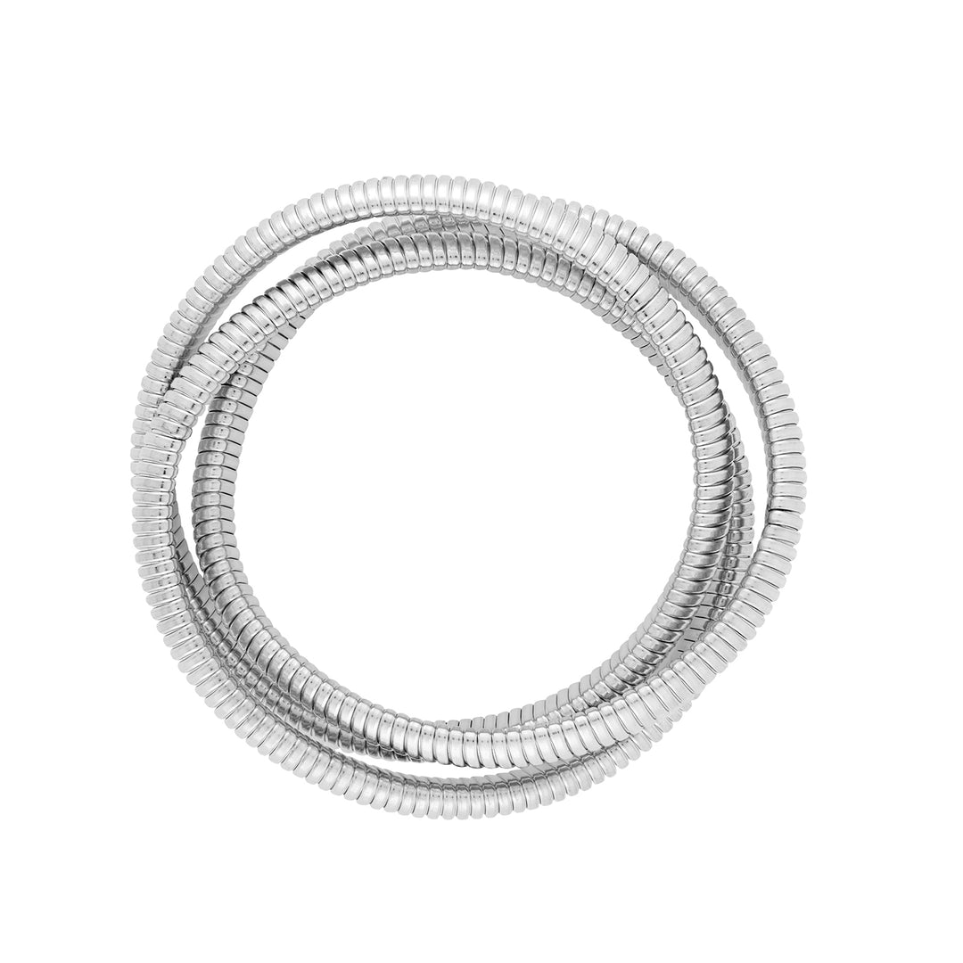 Kassandra Silver Chunky Bracelet