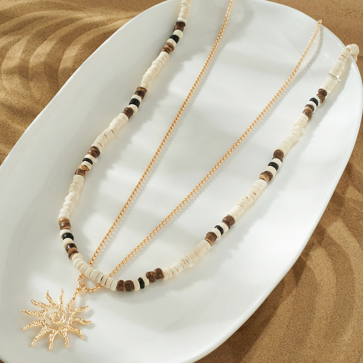 Soliset Unisex Gold Necklace