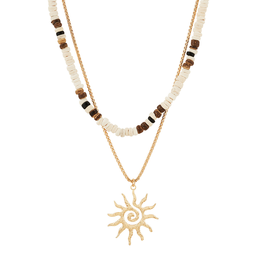 Soliset Unisex Gold Necklace