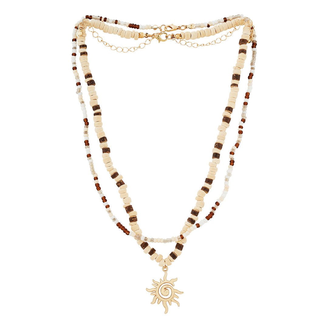 Sunflare Unisex Gold Necklace