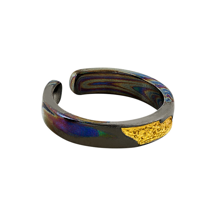 Cato Men's Black & Gold RIng