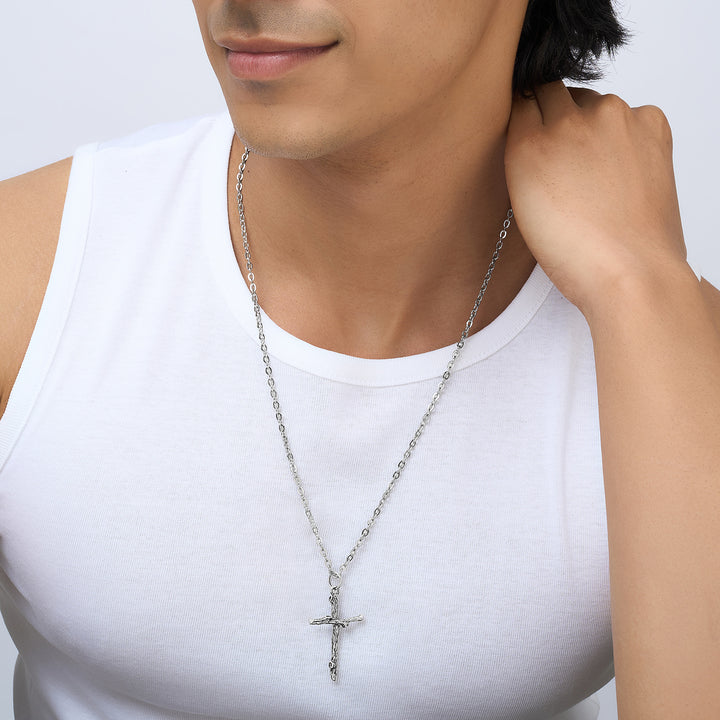 Wendell Silver Men's Necklace
