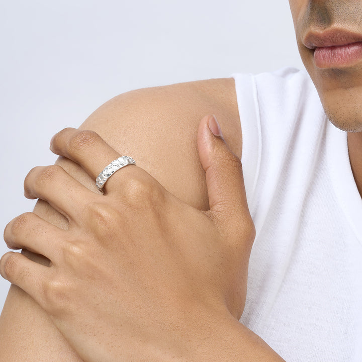Vantor Silver Men's Ring
