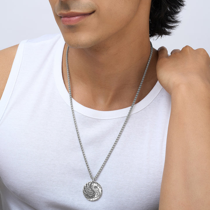 Auric Men's Silver Necklace