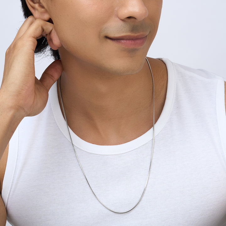 Kryven Silver Men's Necklace