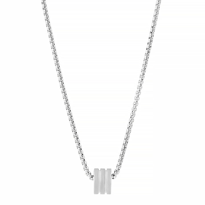 Braxforde Silver Mens Necklace