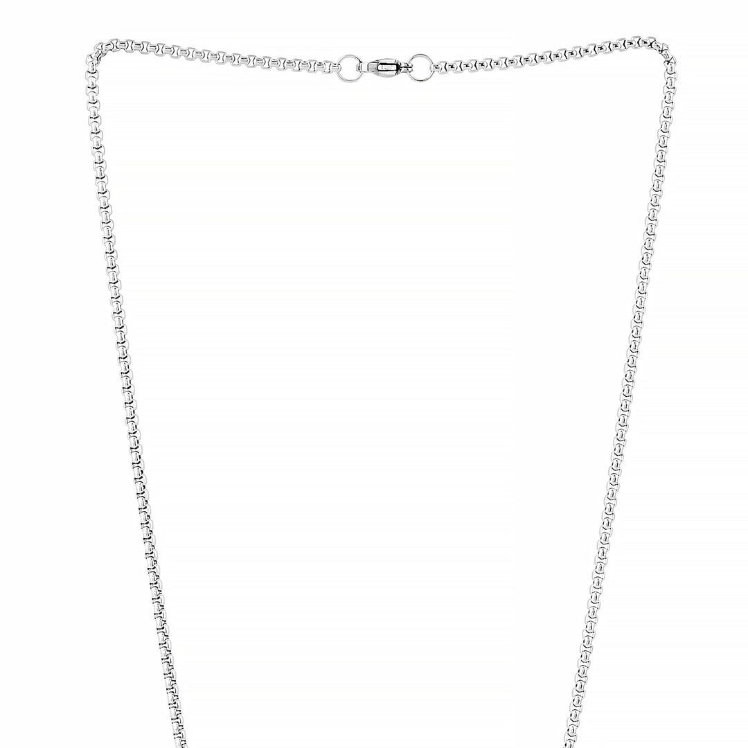 Braxforde Silver Mens Necklace