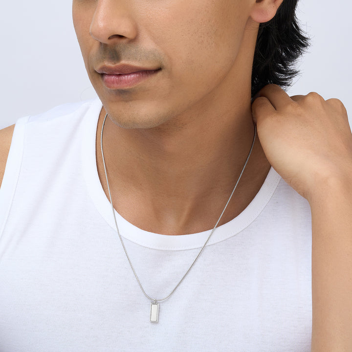 Zorvik Silver Men's Necklace