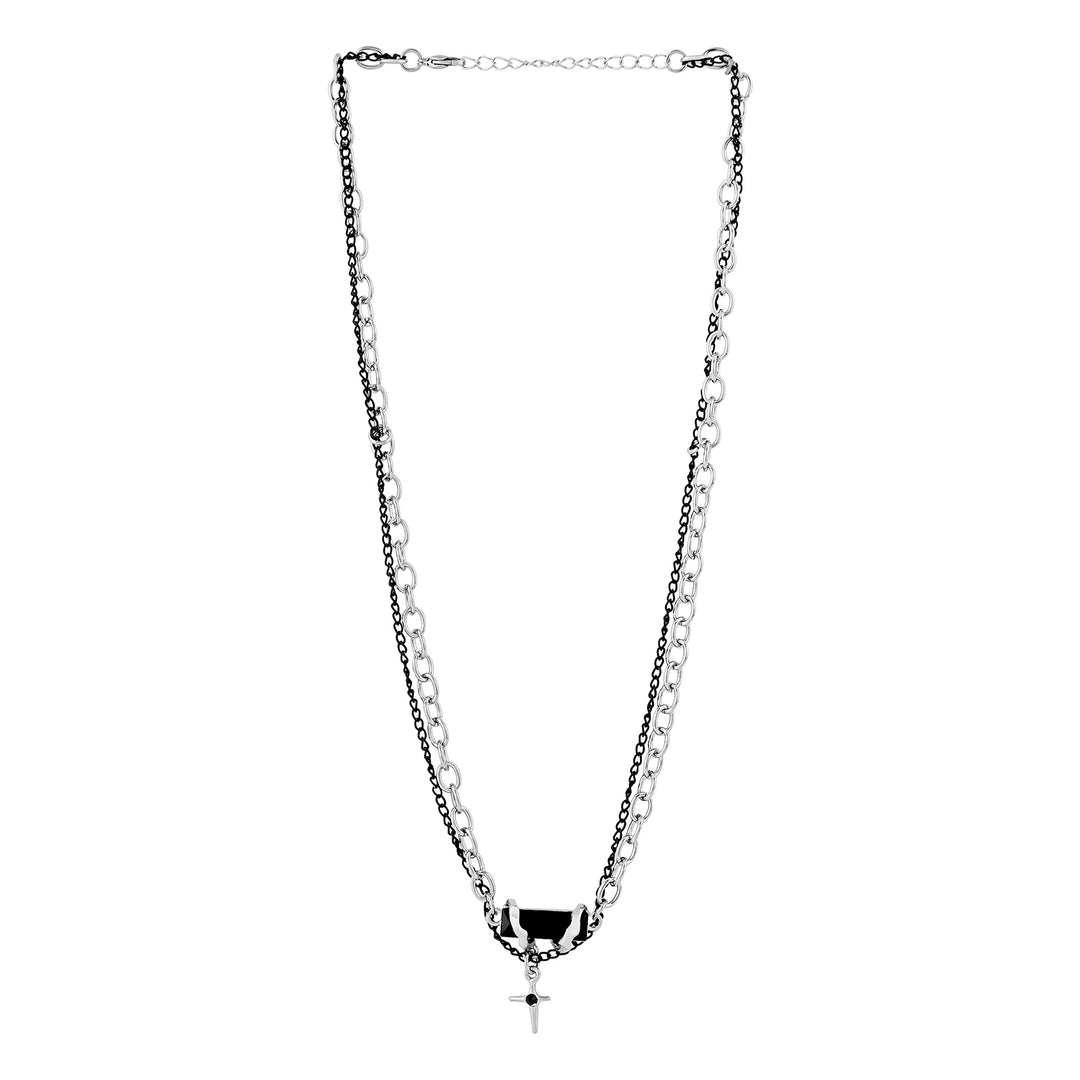 Norvok Silver Men's Necklace