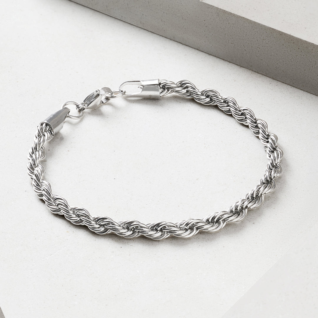 Orbyno Silver Men's Bracelet