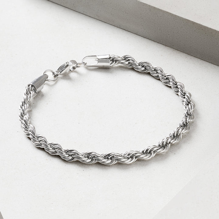 Orbyno Silver Men's Bracelet
