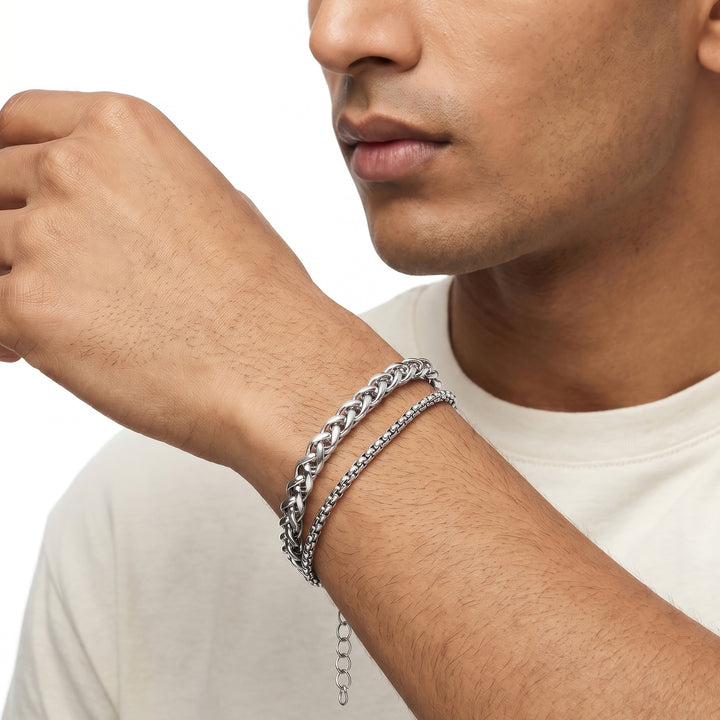 Alricc Silver Men's Bracelet