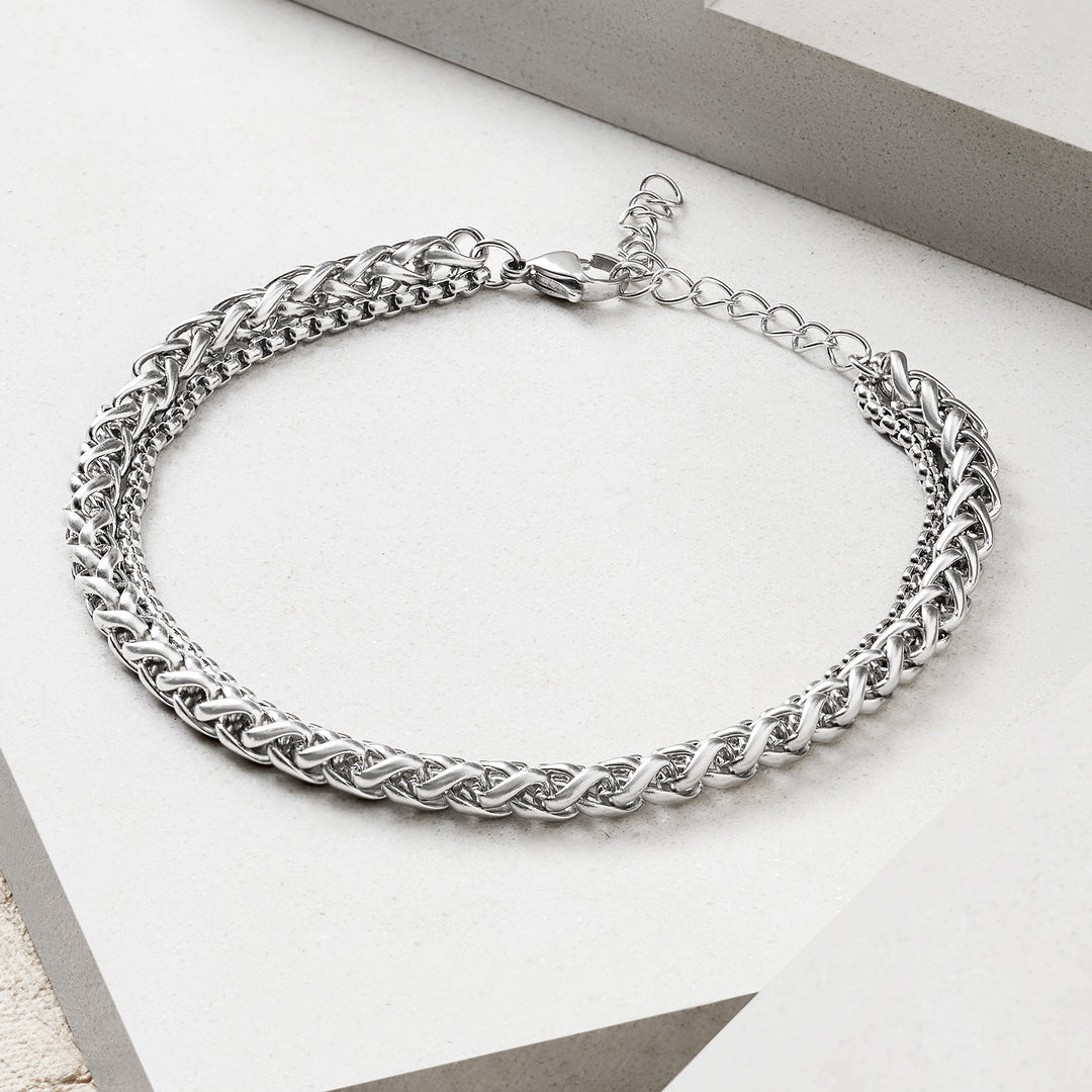 Alricc Silver Men's Bracelet