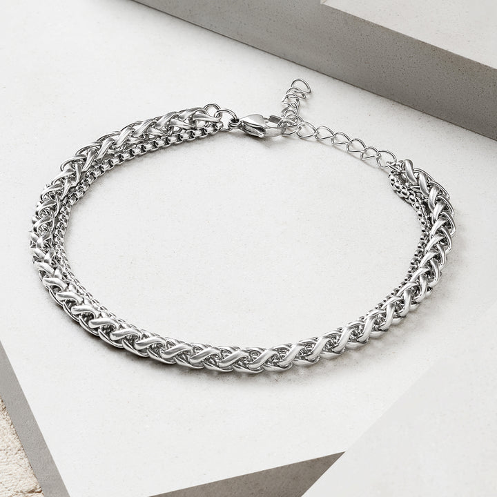 Alricc Silver Men's Bracelet