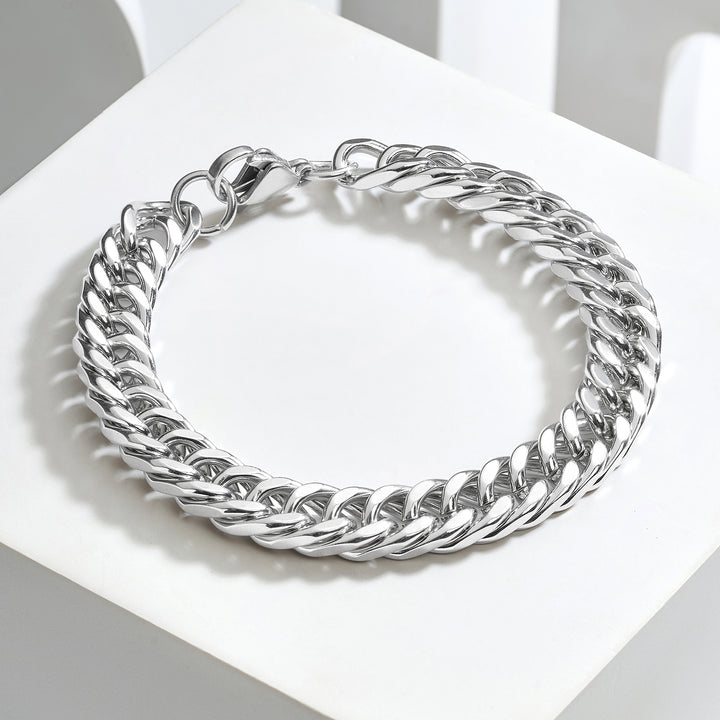 Orwin Silver Men's Chain Bracelet