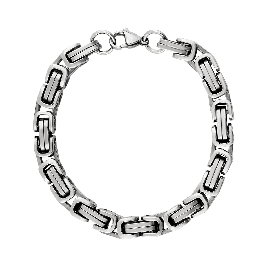 Titanor Grid Silver Men's Bracelet