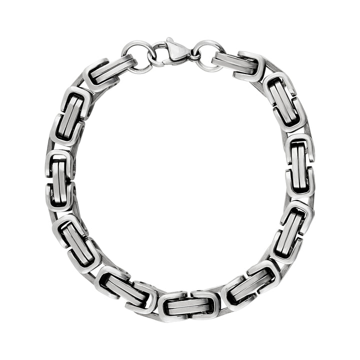 Titanor Grid Silver Men's Bracelet