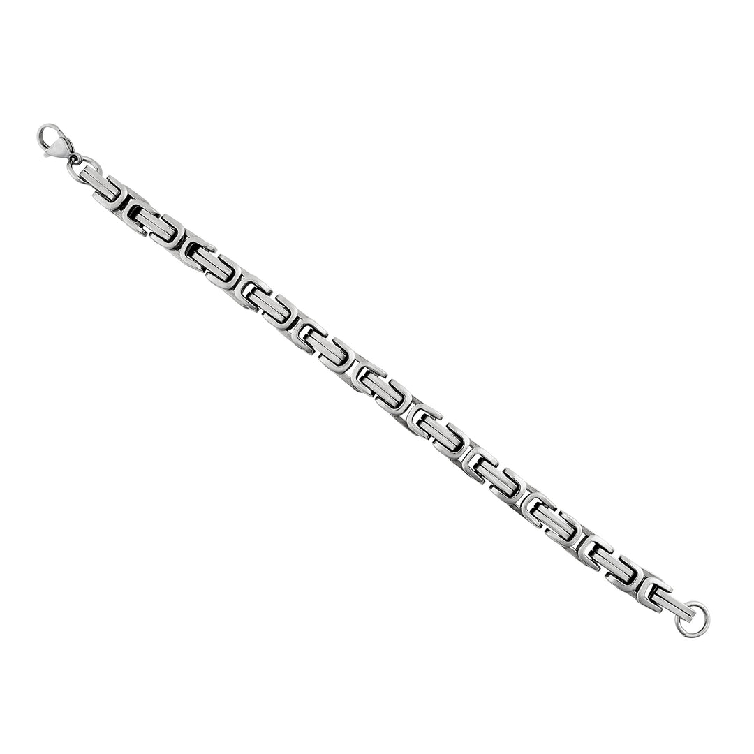 Titanor Grid Silver Men's Bracelet