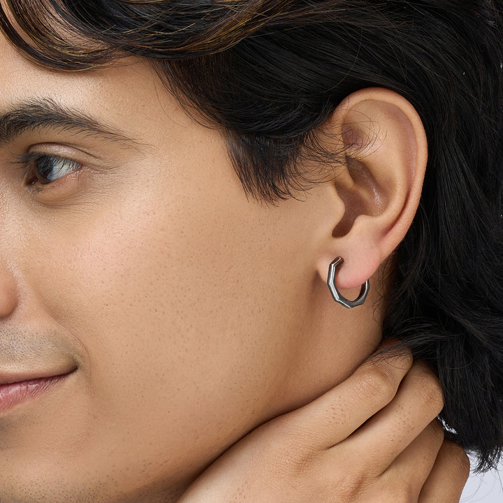 Lorcan Black Men's Earrings