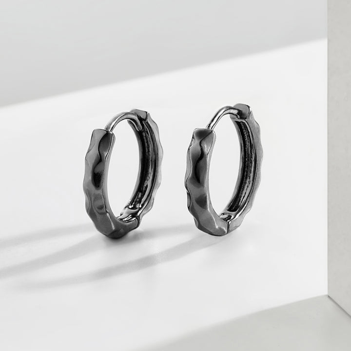 Rifto Black Men's Earrings