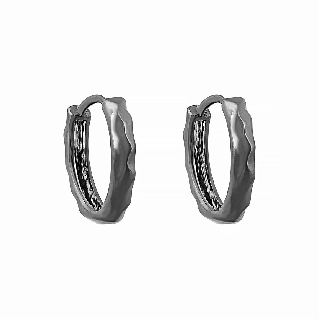 Rifto Black Men's Earrings