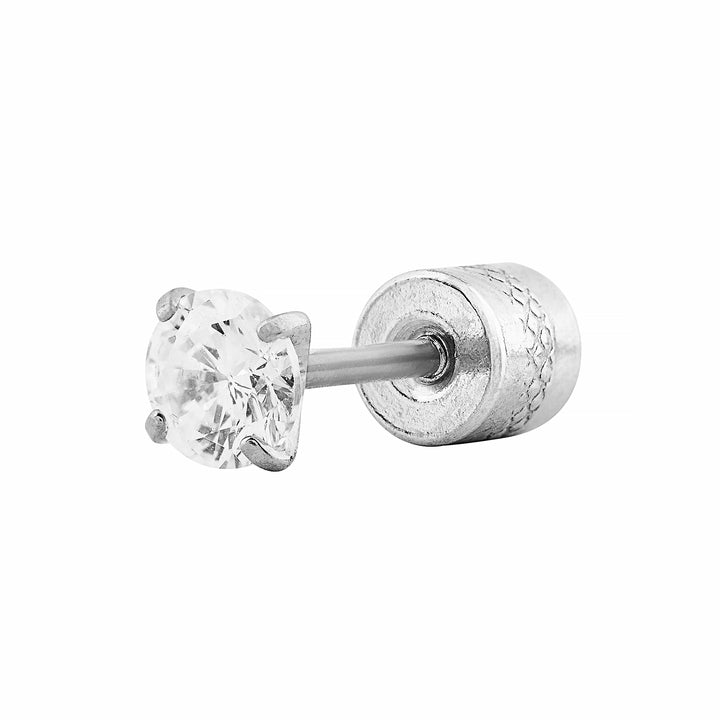Vorto Mini Silver Men's Earrings