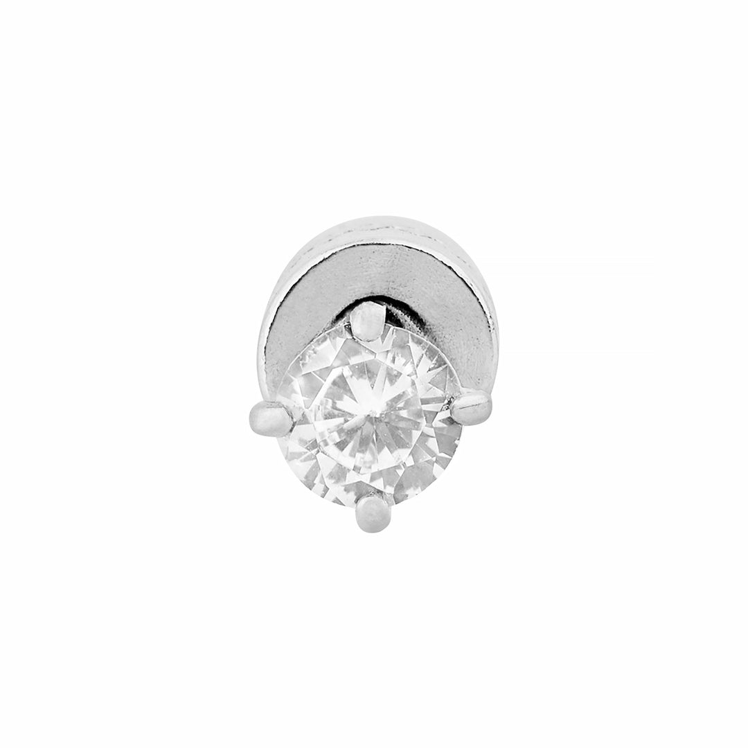 Vorto Micro Silver Men's Earrings