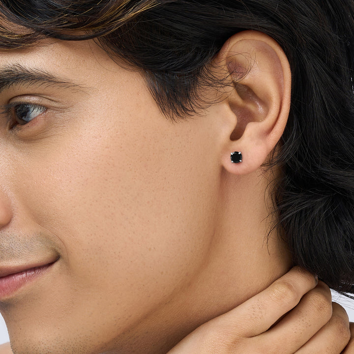 Vorto Mini Black Men's Earrings