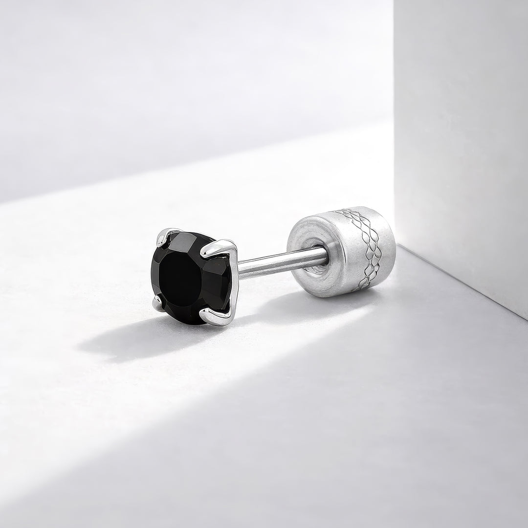 Vorto Mini Black Men's Earrings
