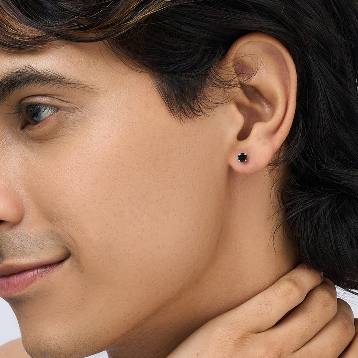 Vorto Micro Black Men's Earrings