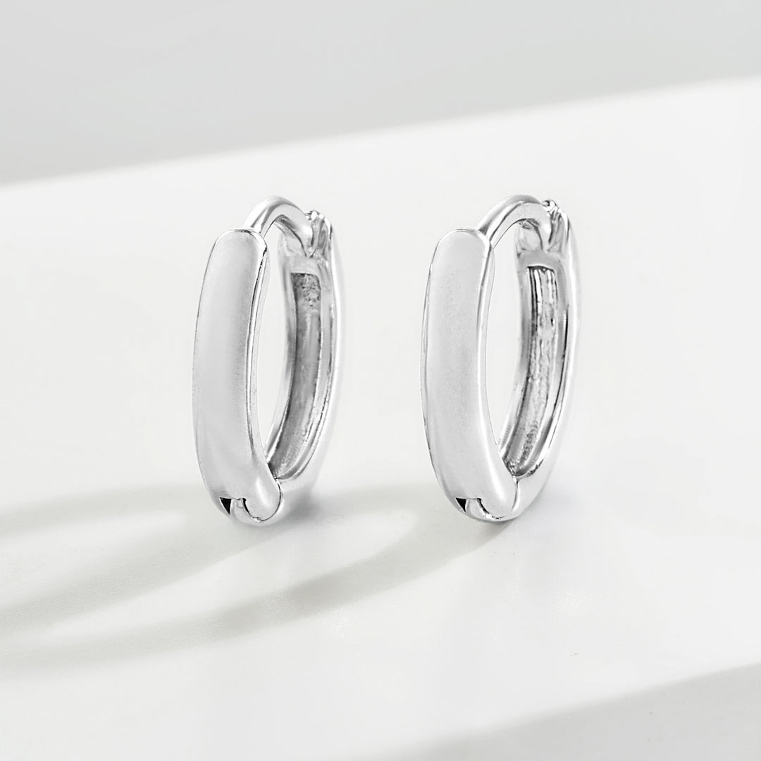 Helixo Twist Silver Men’s Hoops