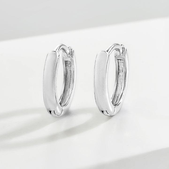 Helixo Twist Silver Men’s Hoops