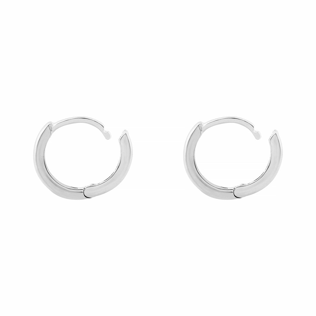 Helixo Twist Silver Men’s Hoops