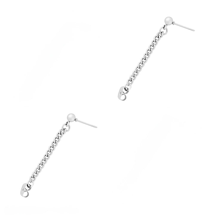Micro Orbito Silver Men's Earrings