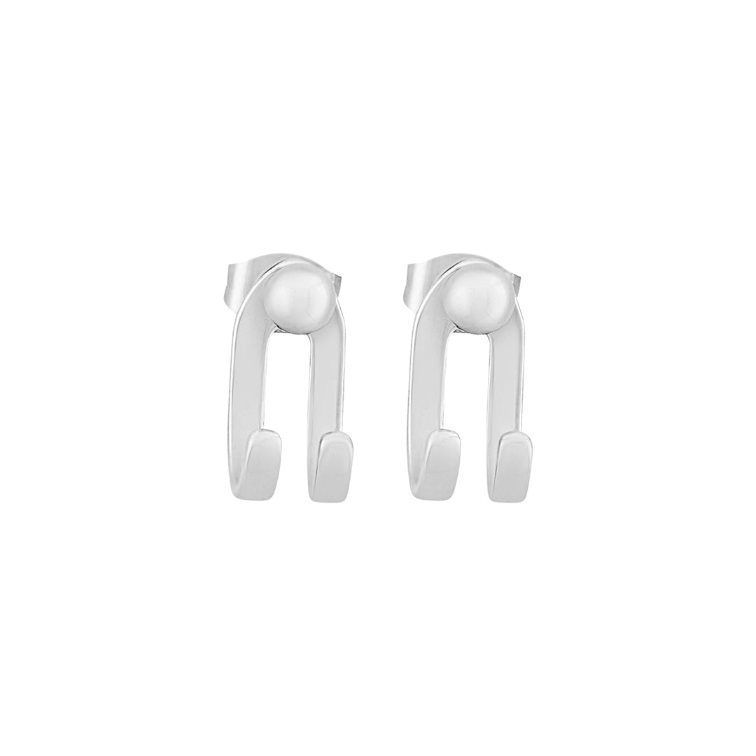 Oryxen Silver Men's Earrings