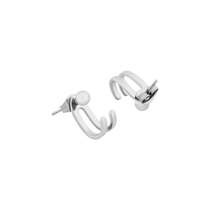 Oryxen Silver Men's Earrings