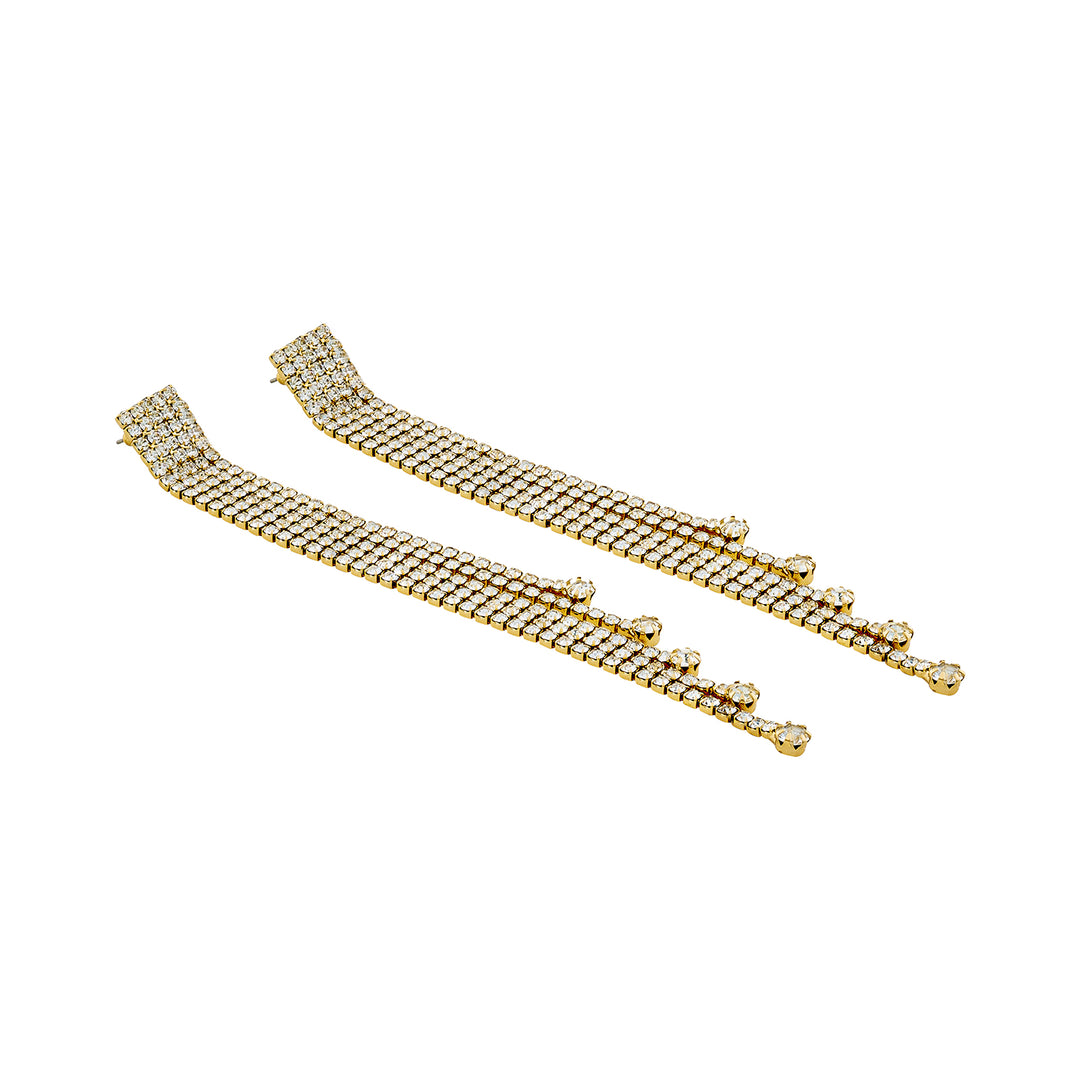 Sweet Spark Gold Bling Earrings