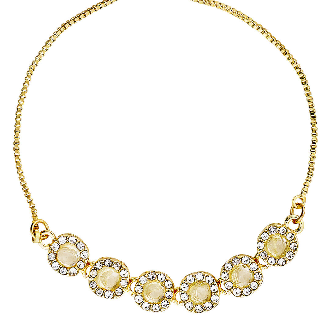 Elara Gold Bling Bracelet