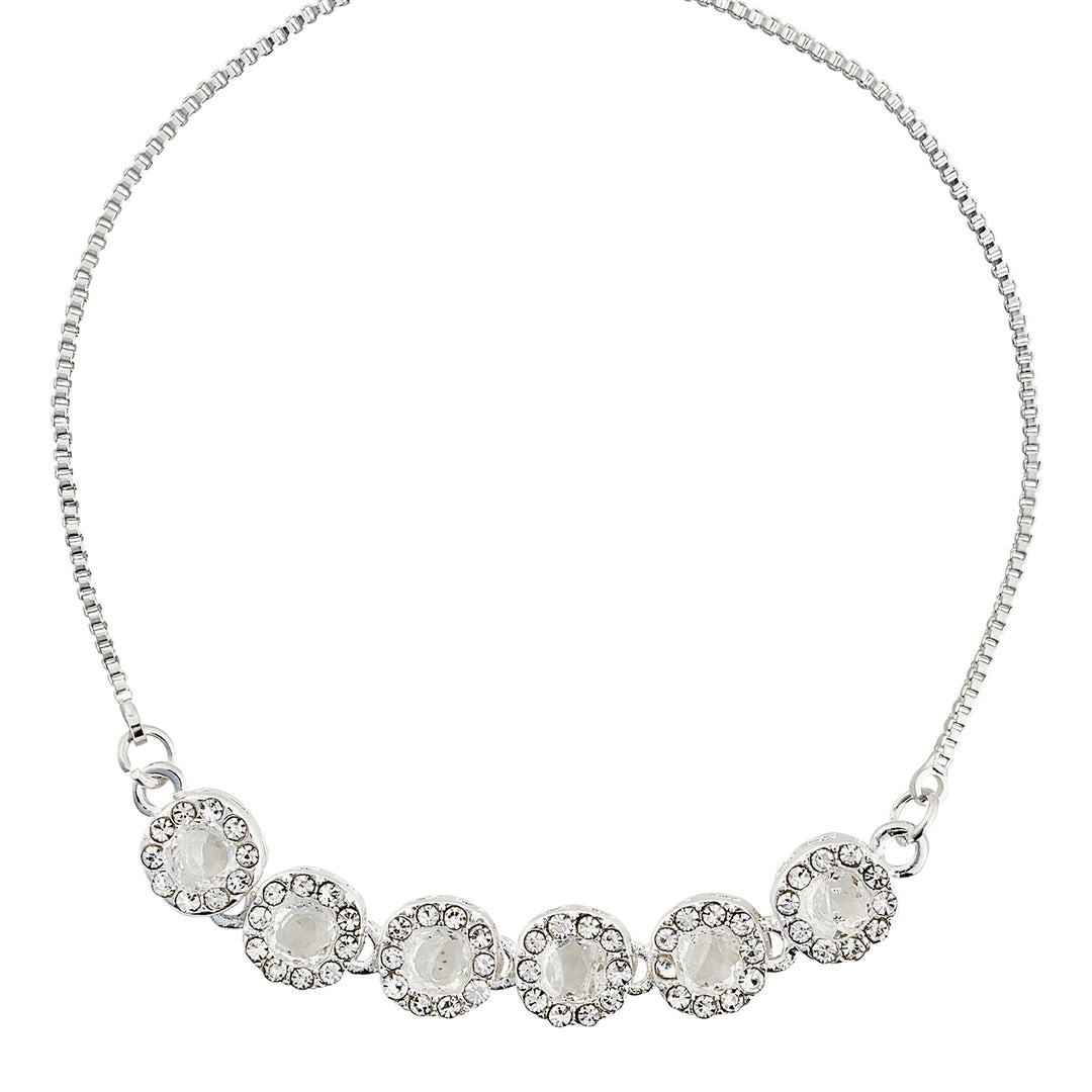 Elara Silver Bling Bracelet