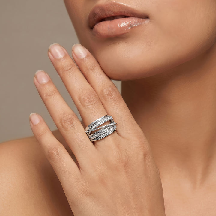 Shynee Silver Bling Ring