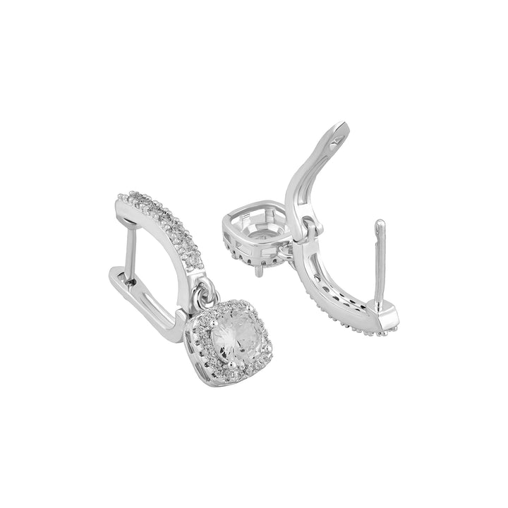 Dainty-Drama Silver Bling Earrings